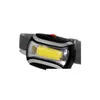 Lampy głowicy Mini Wodoodporne 600LM Cob Reflektor LED 3xaaa Rower Rower Rower Light z opaską na głowę do CAM Rowe
