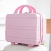 Suitcases Hand luggage female 14 inch cosmetic case small suitcase light travel bag hui 230317