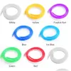 Led Strips Neon Lights Dc12V Smd2835 Flexible Car Lamp Sewing Edge Waterproof Rope Tube Sile Tubes 1M5M Strip 12V Drop Delivery Ligh Dhffv