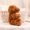 Kawaii Teddy Bear Pluszowa zabawka Kreatywna śmieszna lalka nadziewana miękka niedźwiedź z muszką dla dzieci dla dzieci Prezent urodzinowy