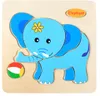 Baby toys 3D Wooden Puzzles Educational Toys For Child Building Blocks Wood Toy Jigsaw Craft Animals baby toys 6 to 12 months