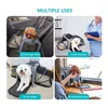 Capas de assento de carro de cachorro cães de animais de estimação Cats Airline Airline aprovou o lacramento macio dobrável para viagens médias e filhotes pequenas