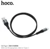 Hoco X38 Type-C Cables Micro USB Aluminy Aluminy Cable Fast Charging Cable للهاتف الذكي