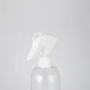 Bouteilles de stockage 400ML X 20 Bouteille de pulvérisation en plastique transparente blanche Conteneur de pulvérisateur vide pour plantes hydratantes pour cheveux Arrosage PET Atomiseur