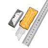 OTF Utilitaire couteau en acier inoxydable sk5 otf couteau couteau en acier couteau en acier équipé de clips de poche 5,5 pouces, 5 lames supplémentaires