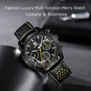 Armbanduhren Ben Nevis Top Marke Mode Militäruhr für Männer Schwarz Leder Sport Quarzuhr Geschenk Uhren A5