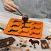 Dachshund Chocolate Cake Molds Beer Ice Cube Tool Party Diy Fondant Baking Cooking Dicing Tools Dropshiping RL540