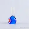 Hookahs Blue Star Bubble Head ,Wholesale Bongs Oil Burner Pipes Water Pipes Glass Pipe Oil Rigs