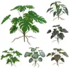 Decorative Flowers Artificial Plant Fade-less Full Of Vitality Ornamental Luxury Patterned Green Simulation For Home