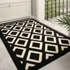 Furnishings Entrance Floor Mat Home Doorway Hallway Dust Removal Wear-Resistant Door Mat Simple Absorbent Non-Slip Carpet