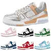 2024 hete zomer ademende klassieke heren dames casual schoenen trainer designer sneakers afdrukken laag uitgesneden groen rood zwart wit loopschoen 39-44 TK017