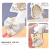 Sandals Summer Summer Princess Crystal Shoes Girls High Heels Fashion Ligins Soft Bottom Performance 230317