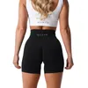 Yoga Tenues NVGTN Lycra Spandex Solide Sans Couture Court Doux Collants D'entraînement Fitness Pantalon Gym Wear 230320