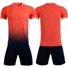 Running sets Jerseys de futebol infantil Men Boys Soccer Roupas de futebol de manga curta uniformes de futebol adultos Jersey Soccer Jersey Racksuit 230317