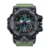 Polshorloges top luxe horloges heren dual display horloge waterdichte heren sport elektronica polshorloge heren militaire leger klok mannetje