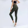 kvinnors leggings designers yoga lullulemens kvinnor leggings byxor hög midja 32 färger sport gymklasse klass klassiska lyxys elastiska fitness lady total0vv2