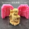 Formy do pieczenia 2pcs 3D Lucky Doll dziadkowie czekoladowe mydło