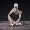 Decorative Figurines Objects & Sales Abstract Sandstone Freud Figure Character Phsychology Miniature Ornament Modern Handmade Carving And Po