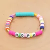 Strand Oshuer Fashion 6mm Beded Bracelet Polymer Clay Higband Helped Handmed For Women Jewelry Decoration