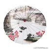 المظلات 10pcs الرقص القديم المظلة الصينية الحرير المظلة اليابانية الكرز زخرفية للنساء