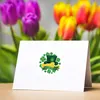 Gift Wrap Clover Shamrock Irish National Day Stickers Labels St. Patrick's Tag Decorations For Home Business Packaging Seal 1inch