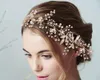 Başlıklar HP294 Gelin Başlık Düğün Saç Aksesuarları Elmas Takı Tiara Kız Baş Bandı Pimleri Set Nedime Aksesuar