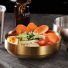 Bols Coréen En Acier Inoxydable Antidérapant Pour Salade Cuisson Cuisson Oup Bol De Riz Snack Kimchi Cuisine Outils