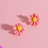 Stud Earrings Wholesale 10 Cute Little Daisy Ear Studs Ladies Girl Fashion Jewelry Gifts 5 Colors 2023