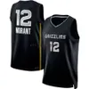 Jersey de basket-ball masculin 12 Ja Morant Jaren Jackson Jr. 13 Adams 4 Brooks 24 Bane 22 Clarke Williams Jones Adult 2022-23 Nouvelle saison City Jerseys S-XXL