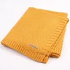 Decken Pucken Gestrickte geboren Super Weiche Kinderwagen Wrap Infant Swaddle Kinder Inbakeren Zeug Für Monatliche Kleinkind Bettwäsche 230317