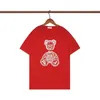 Womens Designer t-shirt Broken Head Bear T-shirt manches courtes lettres palmiers Tendance estivale T-shirts manches courtes Top High Street tee-shirt Identique pour hommes et femmes