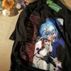 Damska koszulka japońska anime T Shirt Topog duży streetwear z krótkim rękawem Tshirt Harajuku para Y2K ubrania Gothic 230317