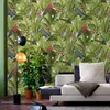 Tapety 10 m x 0,53 m Nordic Style Flowers and Birds Tapeta PVC Wodoodporne do sypialni salon Kitchen Paper