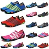 Snabba torra aqua skor plus sandstorlek nonslip sneakers vita kvinnor män vatten skor andas skor ljus surfar strand sneakers