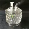 El vidrio de la botella de agua del cubo de agua de las cachimbas Bongs los accesorios, los tubos que fuman de cristal coloridos mini multi-