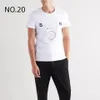 Designer t-shirt heren dameskleding luxe puur katoen met korte mouwen letter print ontwerp 20 kleuren XS-2XL zomerkleding