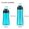 Waterflessen uzspace 750 ml sportwater flessen draagbare lekvrije shaker outdoor reisbeker fitness plastic anti-fall fles tritan bpa gratis 230320