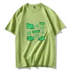 T-shirt da donna Froga skateboard Funny Cute Graphic Tee Tshirt Tshirt Green Aesthetic Oversize Thirt harajuku Casual Summer Tops Streetwear 230320