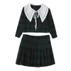 Clothing Sets JK Outfit Girls Suit Japanese Korea Clothes College Middle School Uniform Costume Sailor Autumn 230317