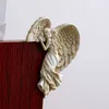 Oggetti decorativi Figurine Telaio della porta Scultura di ali d'angelo Semplice ornamento con ali a forma di cuore Mestieri in resina retrò per la casa Soggiorno Camera da letto 230320