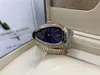Women's Watch, 32 mm, aço inoxidável, serpentina dupla, movimento de quartzo importado, alça de mola, anel de diamante, pequeno