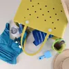 Beach Bags 1pcs Outdoor Fashion Eva Hole Bag Storage Hand Pet Big Waterproof Washable Crossbody Bag 230320