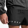 Mäns shorts Hög delad foder Kort träning Övning JOGGING Gym Utomhus Sport 2022 Men Fitness 2 i 1 Shorts snabba torra botten W0320