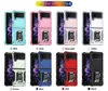 Sidoslip randfodral för Samsung Galaxy Z Flip 5 Fold 5 4 S23 Fe A14 A24 A34 A54 5G Ultra Plus Armor Kickstand Phone Case Cover Cover