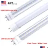 LED -rör 4ft ljus 4feet G13 Bipin Shop BBS 18W 22W 28W Super Bright SMD2835 AC85277V Garage Warehouse Lighting Tube 5000K Drop Del Dhd1o