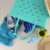 Beach Bags 1pcs Outdoor Fashion Eva Hole Bag Storage Hand Pet Big Waterproof Washable Crossbody Bag 230320