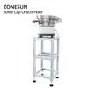 ZONESUN Automatic Vibratory Cap Feeding Machine Pump Sprayer Cap Bowl Feeder Bottle Bowl Sorter Unscrambler for Capping Machine