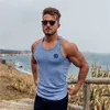 Canotte da uomo scleguys Moda estiva Canotta fitness lavorata a maglia Uomo Sport senza maniche Maglietta Strisce Slim Fit V Maglia Palestra Cloing Z0320