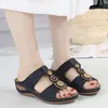 Slippers dames casual wig zomer comfortabel platform bohemia schoenen sandalen met boogsteunjurk voor vrouwen