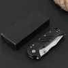 Prix usine CL 35DPLC Couteau pliant de survie D2 Satin Lame G10 avec poignée en tôle d'acier Camping en plein air Randonnée Pêche Couteaux de poche avec boîte de vente au détail